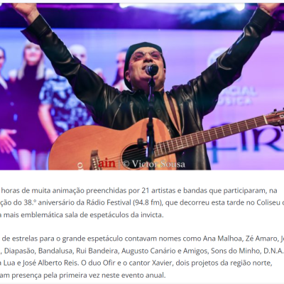 Espetáculo no Coliseu Porto AGEAS 2024